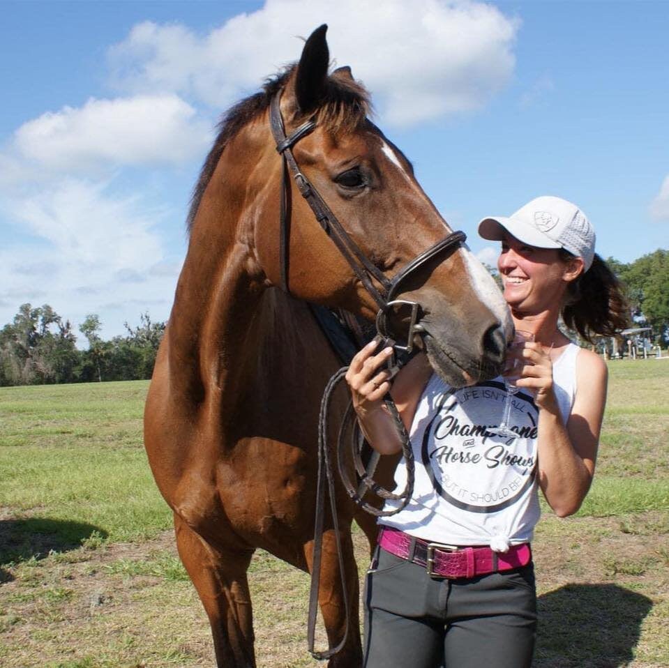 Champagne and Horse show  tank