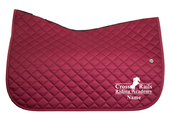 Cross Rails Riding Academy Ogilvy Saddle Pad