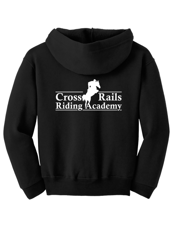 Cross Rails Riding Academy Youth Full Zip Sweater