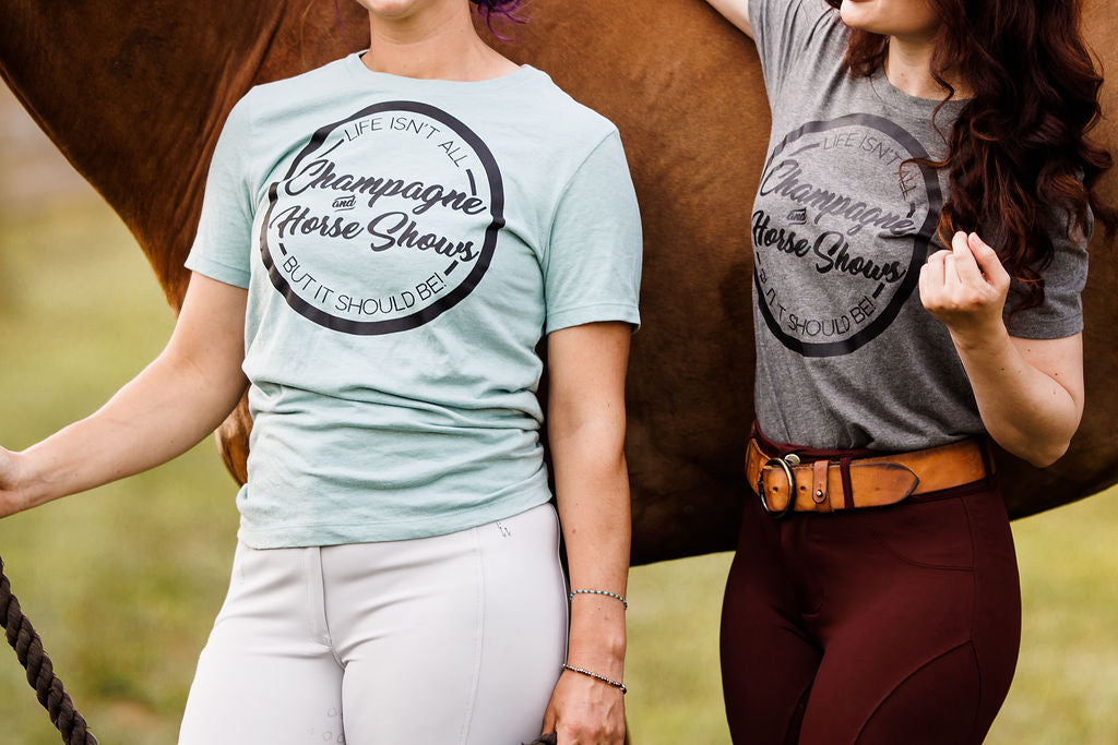 Champagne and Horse Show Tee