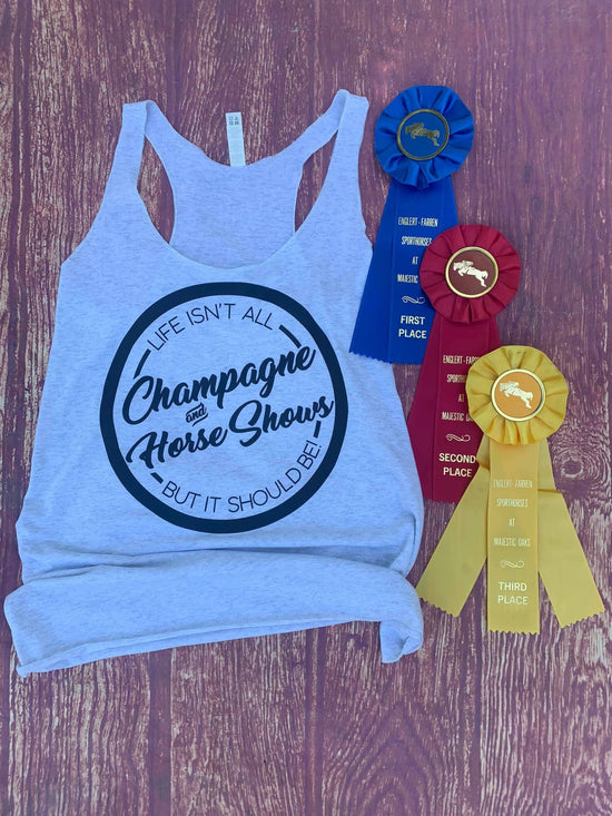 Champagne and Horse show  tank