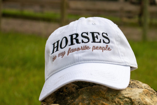 Horses, are my favorite people hat